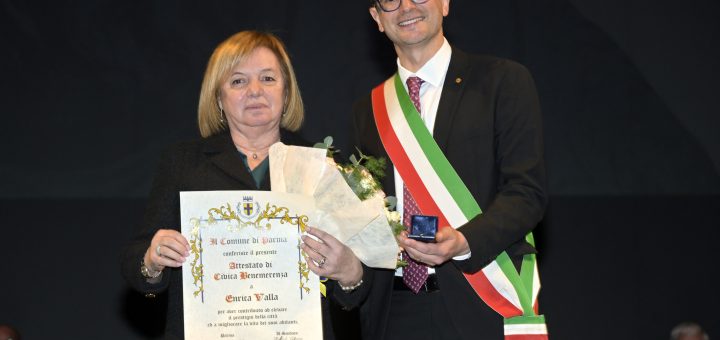 Enrica Valla - attestato civica benemerenza 2026
