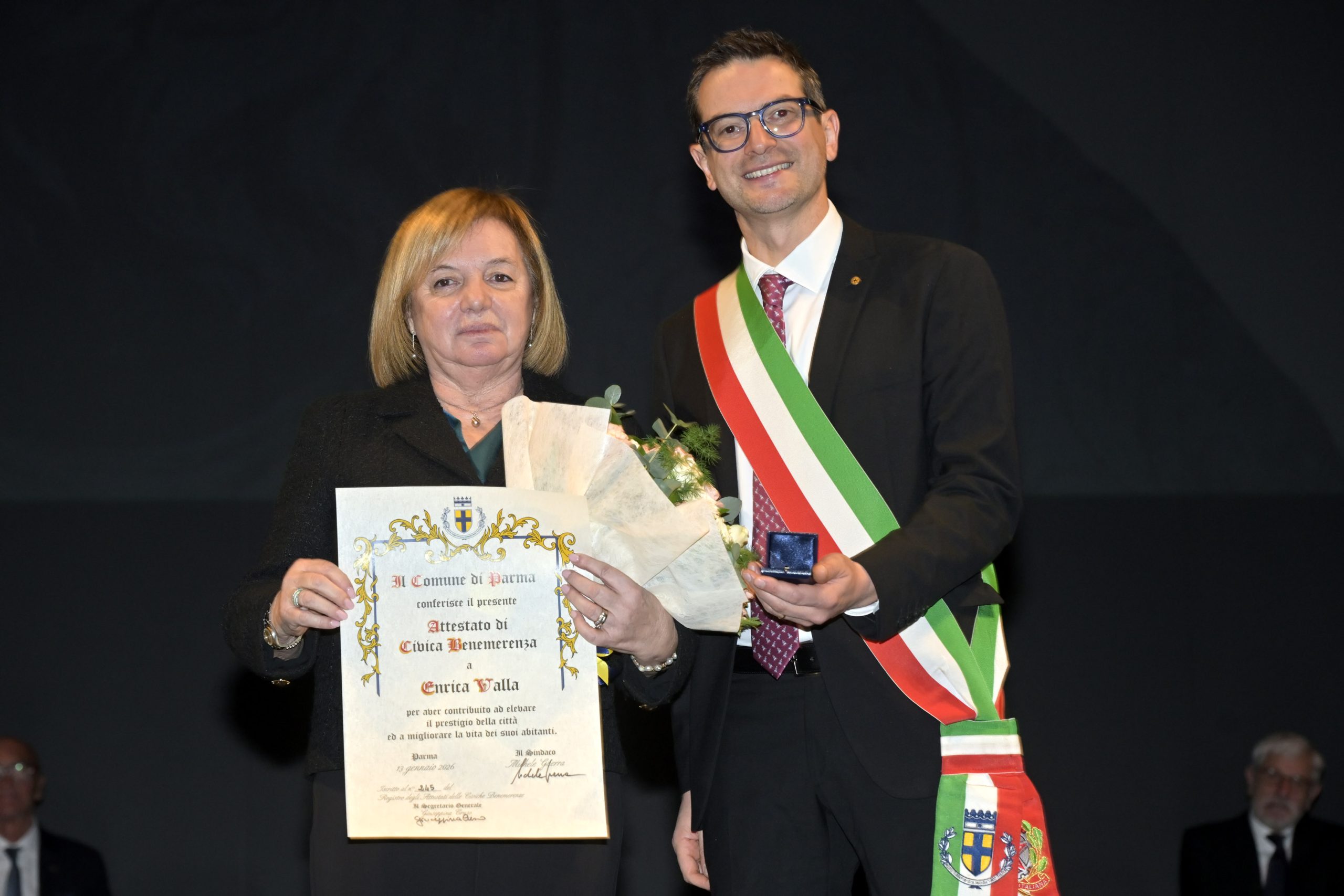 Enrica Valla - attestato civica benemerenza 2026